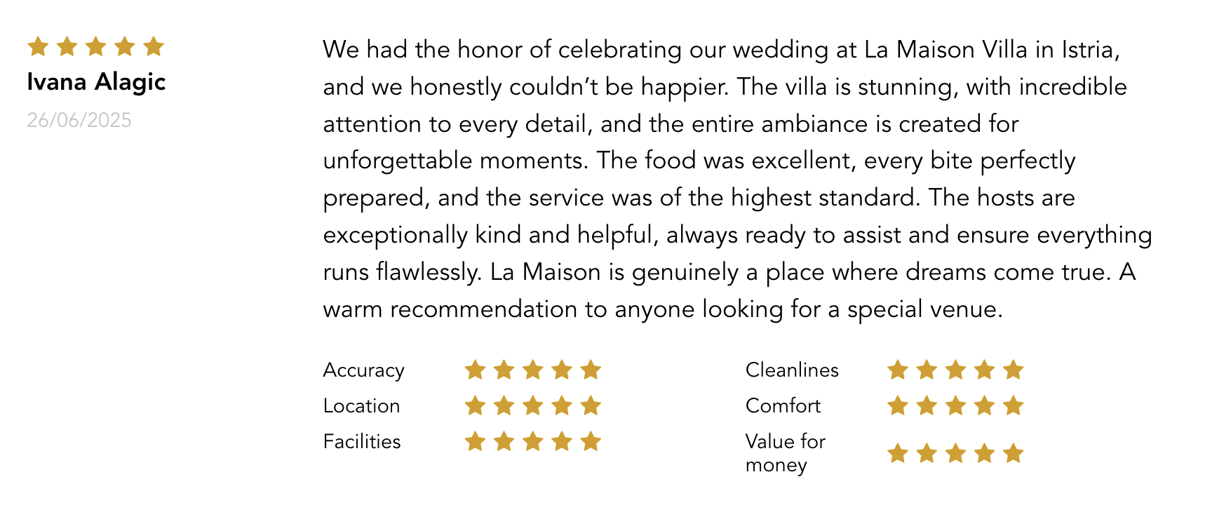 LaMaison Istria reviews 