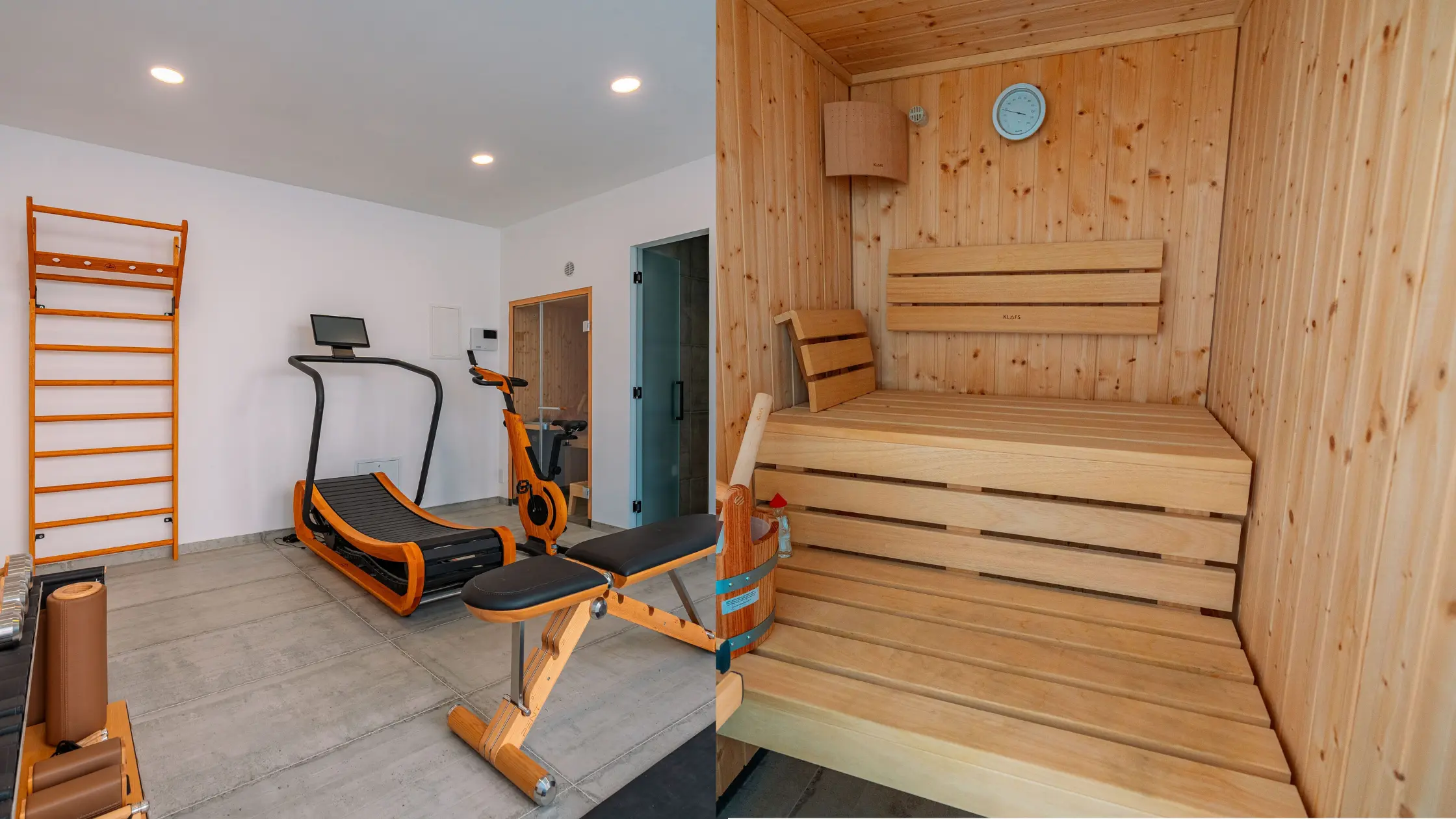 Private gym and sauna in Villa Belmare 1 Korcula