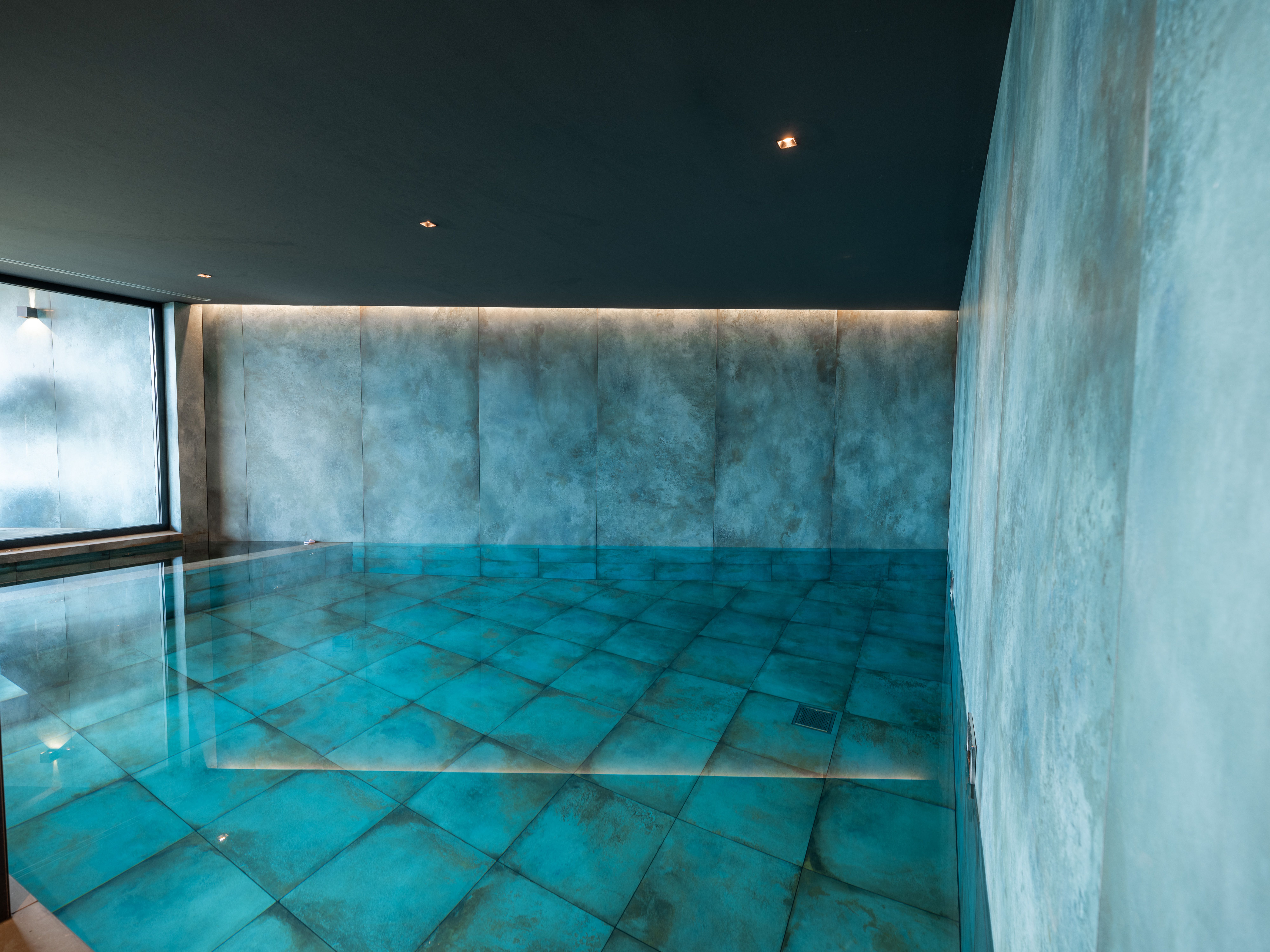 Indoor heated pool in the wellness area of Villa Absoluta Istria