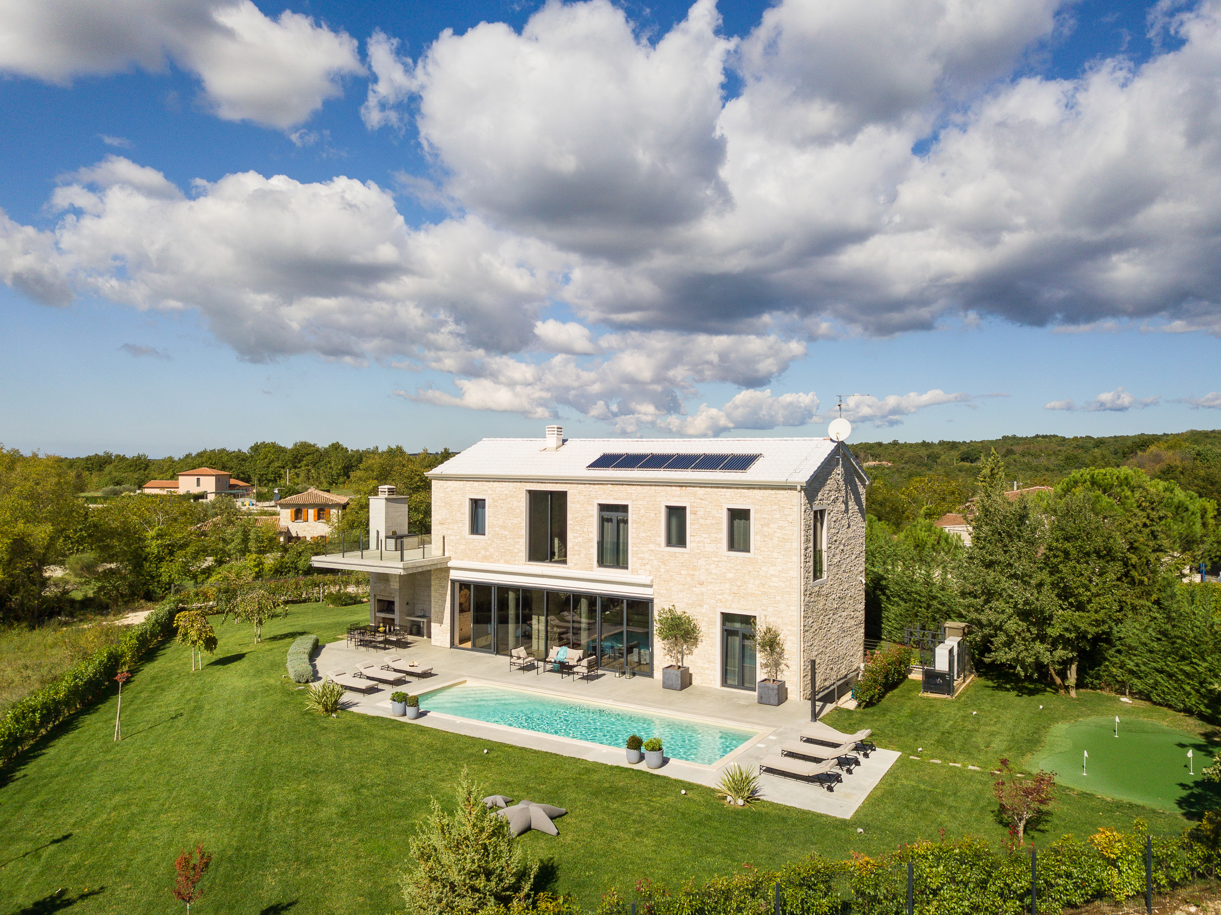 Luxury villa in Istria with pool, sauna, gym and billiard table - Villa Donna Istria