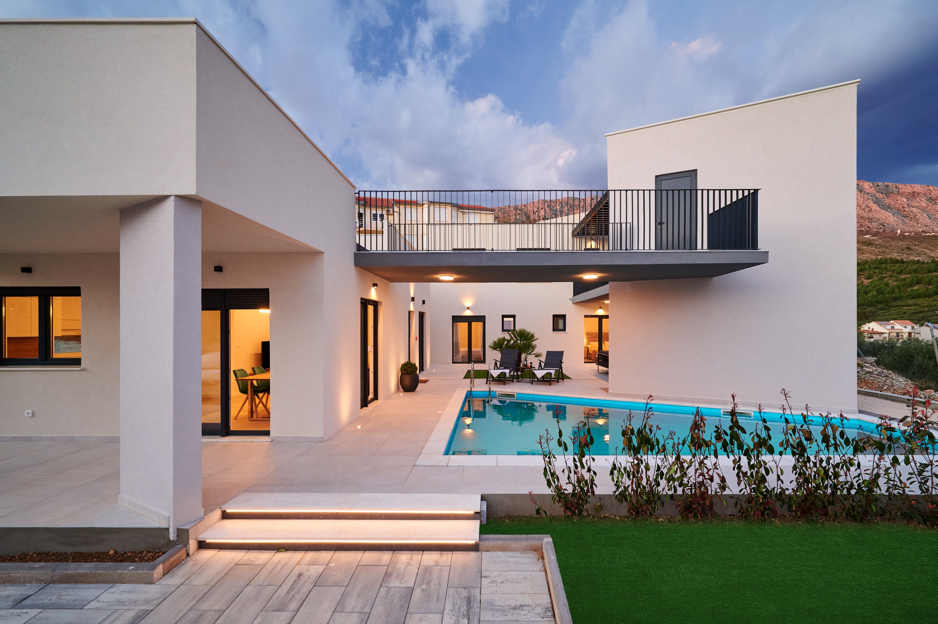 Modern Villa Hideout near Split for 12 guests with pool