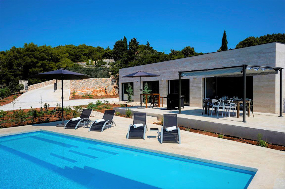 Villa Magnolia Selca Modern Pool Villa With Sea View Brac Island