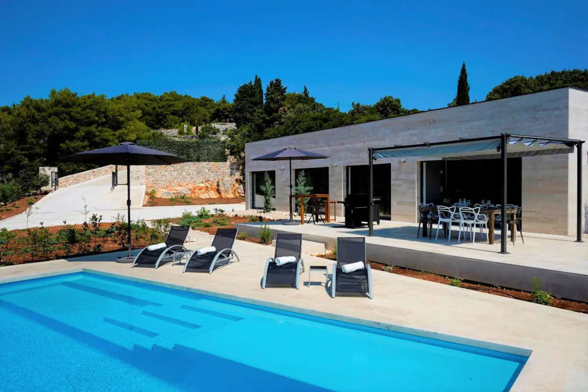 Villa Magnolia Selca Modern Pool Villa With Sea View Brac Island