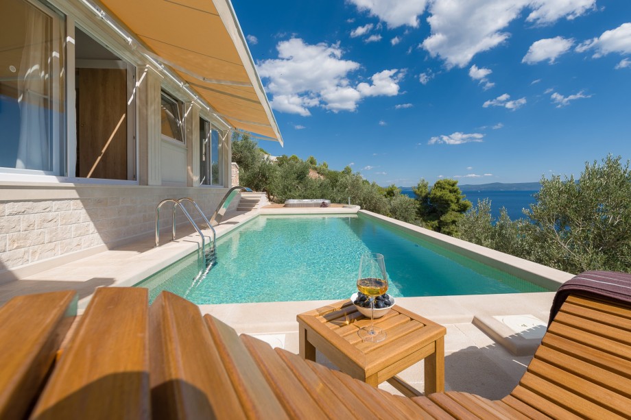 Villa Bol View with swimming pool on the island of Brac