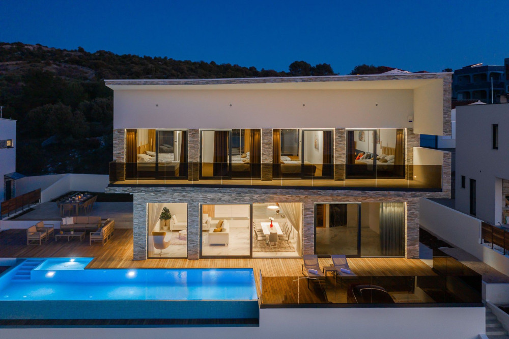 Modern Villa Noble I in Razanj with swimming pool