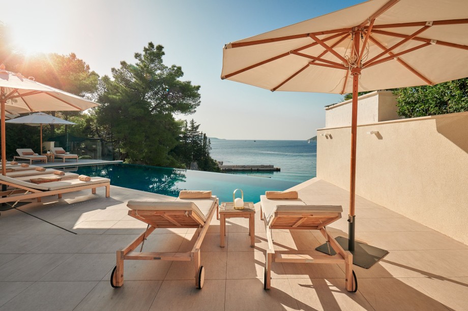 Luxury villa in Hvar town with swimming pool, near the beach