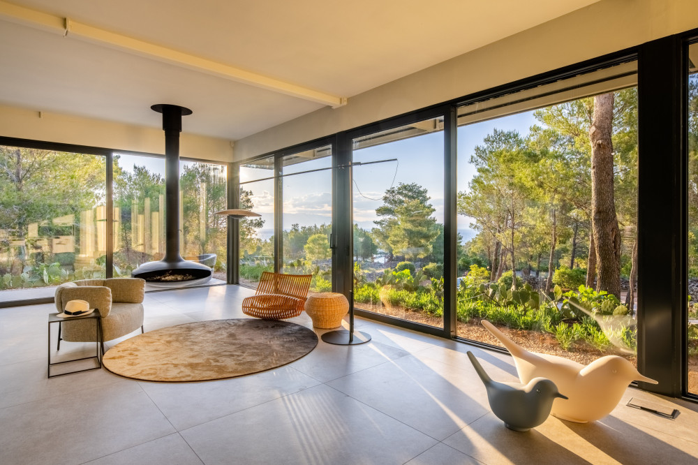 Villa Hidden Retreat, a glass villa on the island of Hvar with a private beach