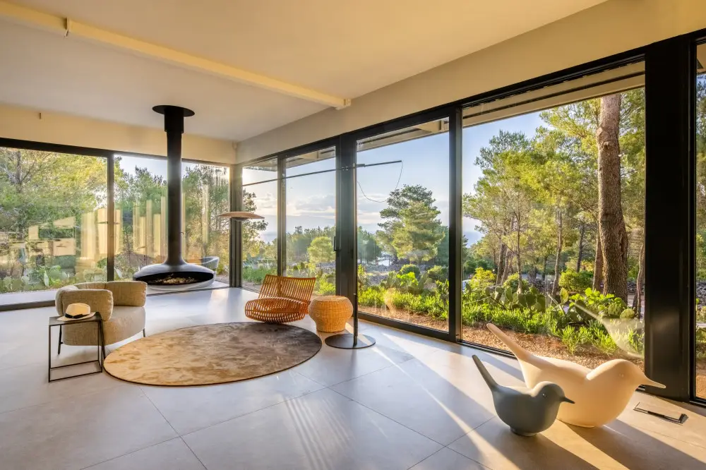 Villa Hidden Retreat, a glass villa on the island of Hvar with a private beach