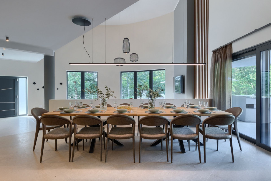 Dining area in Villa Triumph Istra