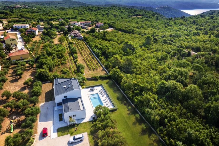 Luxury villa in Istria with swimming pool and garden