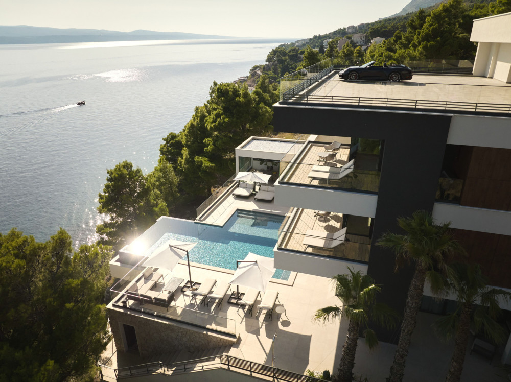 Luxury Villa Miracle in Mimice with heated pool, sauna and gym