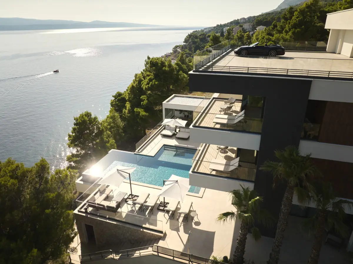 Luxury Villa Miracle in Mimice with heated pool, sauna and gym