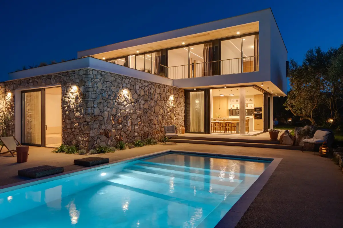 Luxury villa Olea with heated pool on the island of Solta, Croatia