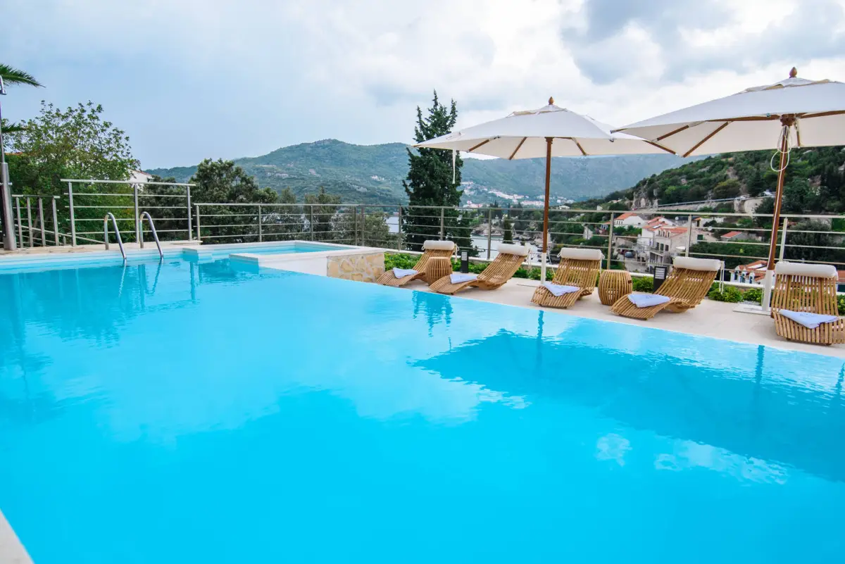 Luxury villa with pool near the beach in Dubrovnik Croatia