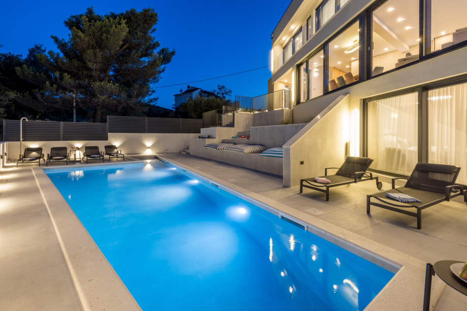 Luxury villa Mar Escape with pool in Trogir area, close to the beach